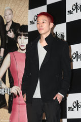 组图：韩片《偶像先生》试映 朴宰范池贤宇宣传