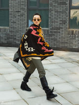 组图：霍思燕率性街拍 四种搭配秀冬日简洁风