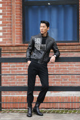 高清图：张亮米兰时尚之旅 男神气场十足