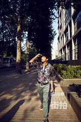 明星爱街拍：陈晓东嬉皮绅士LOOK 打造新偶像