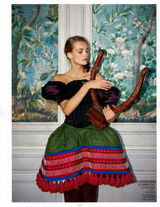 高清图：立陶宛超模艾迪塔登杂志演绎公主日记