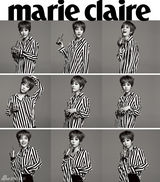 高清图：韩智敏拍大片 金发烟熏妆时尚摩登