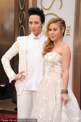 组图：花滑运动员利平斯基白裙梦幻似童话