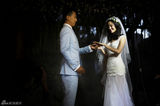 组图：宋宁齐溪婚礼纪录 光影交错恍如电影大片