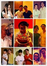 组图：陈雨黎微博与众星合照 工作敬业性格童真