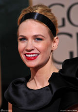 高清组图：《广告狂人》女星詹纽瑞-琼斯冷艳造型