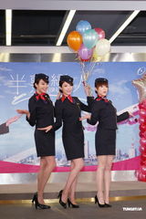 组图：蔡淑臻新戏演空姐 男友李沛旭浮想联翩