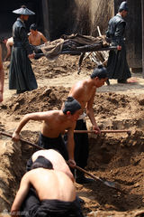 组图：张震新片过足功夫瘾 刘诗诗迷倒仨型男