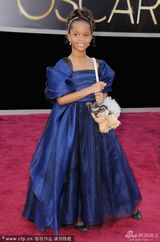 组图：年仅九岁的影后入围者瓦利斯亮相