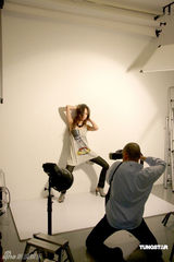 幻灯图：Jessica C为女装品牌拍写真 自制有机豆浆