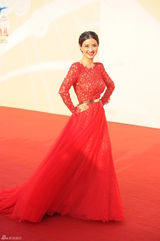 组图：金鸡百花闭幕礼红毯 女星争奇斗艳
