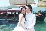 组图：港姐刘倩婷拍婚纱照 明年初与李丞责完婚