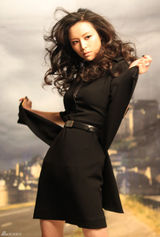 幻灯图：张静初浪漫写真 法式情怀依旧如初