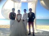 组图：众星云集佟丽娅婚礼 王宝强携娇妻出席