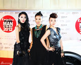 组图：阿佳组合性感亮相时尚先生盛典