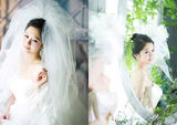组图：张娜拉拍摄最新婚纱写真 时而娇俏时而优雅