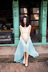 组图：江一燕尼泊尔心灵之旅 倡导慢乐活态度