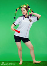 幻灯：芙蓉不畏“乌鸦”称号 披三国队服尽显妖娆