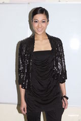 组图：《劲歌金曲》录影 阿Sa(蔡卓妍)梁汉文亮相