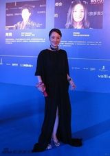 组图：孙宁受邀出席活动 高贵优雅照亮蓝色盛典