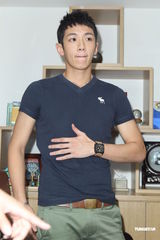 组图：柯震东澄清酒后摸奶事件 九把刀到场支持