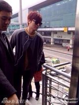 组图：李敏镐抵京备战春晚 引发机场拍照狂潮