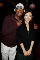 组图：《一代宗师》北美首映 章子怡深V裙现身