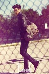 组图：BigBang成员TOP纽约拍写真 尽显时尚达人风范