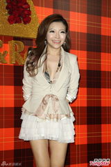 组图：黄小柔出嫁盼造人 穿低胸婚纱挽老公亮相