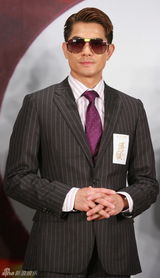 组图：郭富城北京出席商业活动 对《最爱》很满意