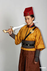 组图：《带刀女捕快》无锡探班 佘诗曼捕快造型曝光