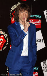 组图：滚石乐队出席摄影展 纪念50周年