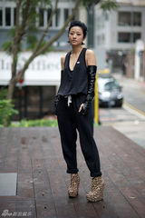 组图：徐濠莹李媛Cindy Ko新鲜街拍呈现