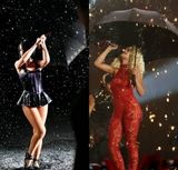 组图：英女歌手Rita Ora与蕾哈娜频撞衫被指抄袭