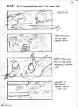 高清图：《大海啸之鲨口逃生》手绘剧本曝光