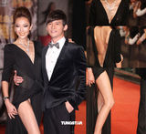 组图：金钟奖红毯女星爆乳裸背抢镜秀性感