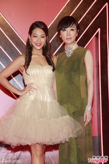 组图：李若彤李丽珍陈慧珊新剧将播 盛装赴首映