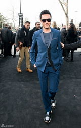 冯绍峰彭于晏巴黎秀场PK 时尚型男别样性感(图)