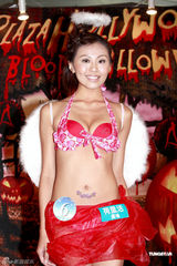 组图：六位亚姐候选人泳装亮相 俏丽佳人齐斗艳