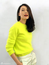 组图：高圆圆小清新造型 活动现场亮眼搭配