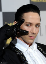 高清图：花滑名将威尔出席颁奖礼 自曝最爱狐步舞