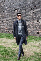 高清图：张亮米兰时尚之旅 男神气场十足