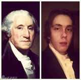 组图：美高中生模仿历任总统趣味表情走红