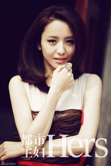 组图：佟丽娅淑女写真恬然优雅