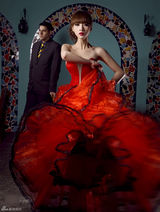 高清图：柳岩变西班牙冷艳舞娘 热情球迷两重奏