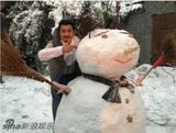 组图：《新洛神》杨洋版曹植穿越现代玩雪人