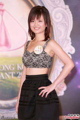 组图：20位候选港姐首晤传媒 佳丽现场展风姿