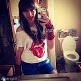 组图：MJ爱女帕丽斯初长成 朋克自拍照时尚青春