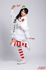 组图：15岁美萝莉许雅涵变圣诞白雪公主惹人爱