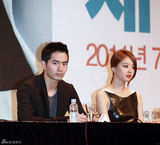 高清组图：韩艺瑟神话Eric宣传《间谍明月》十足养眼